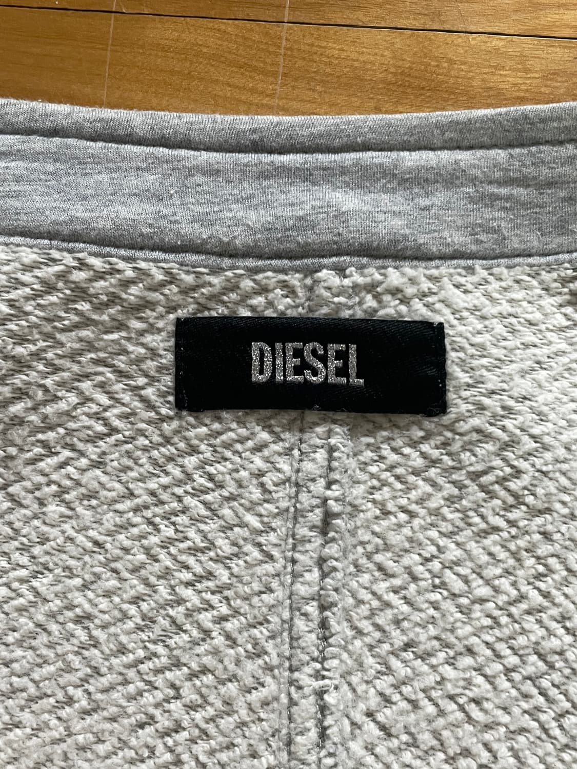 디젤 코튼 져지 자켓 멜란지그레이 S 상품이미지5