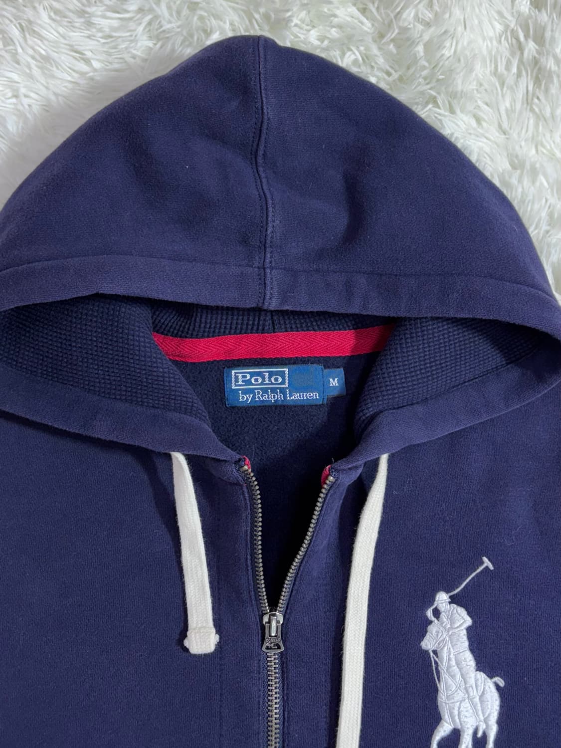 폴로 랄프로렌 네이비 빅포니 후드집업  상품이미지7