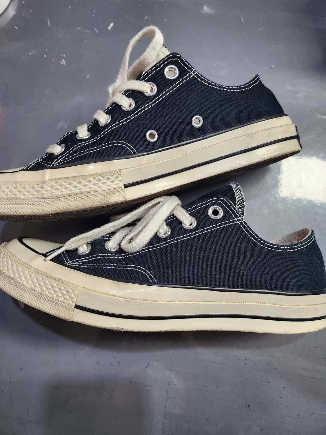 497) 컨버스 척 70 클래식 로우 스니커즈 상품이미지4