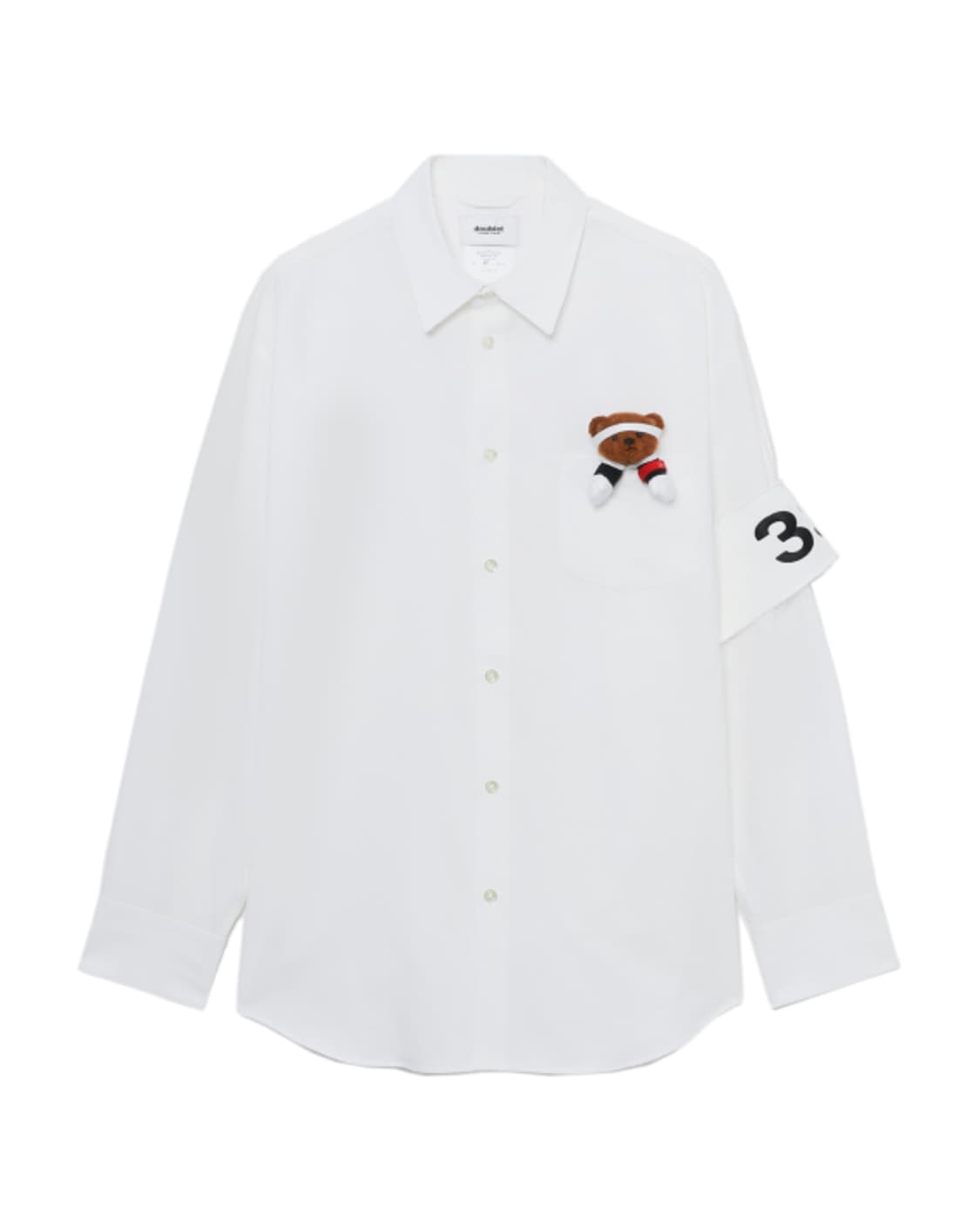 새상품 더블렛 테디베어 드레스 셔츠 L 상품이미지2