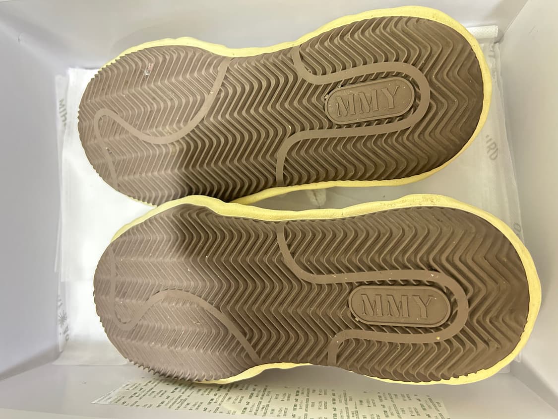 메종 미하라 야스히로 블레이키 VL OG 솔 캔버스 로우탑 스니커즈 화이 상품이미지4