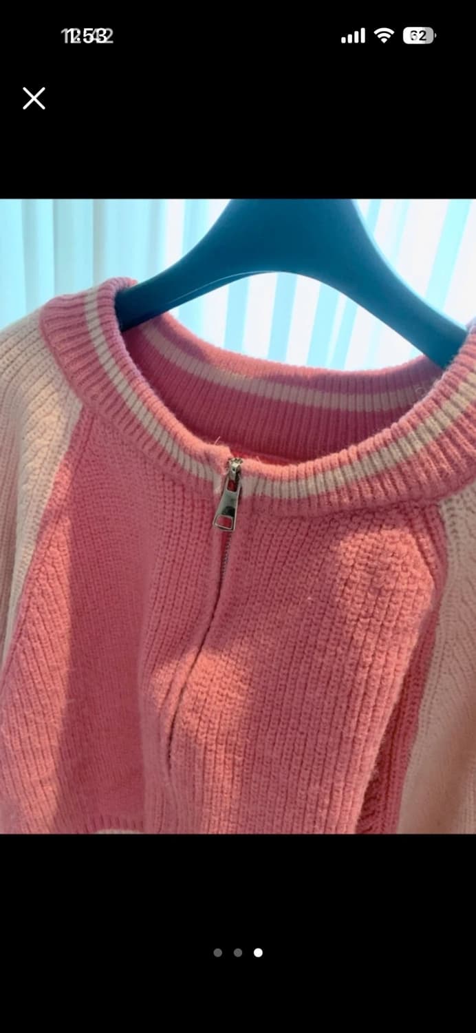 투웨이 지퍼 니트 집업 상품이미지3