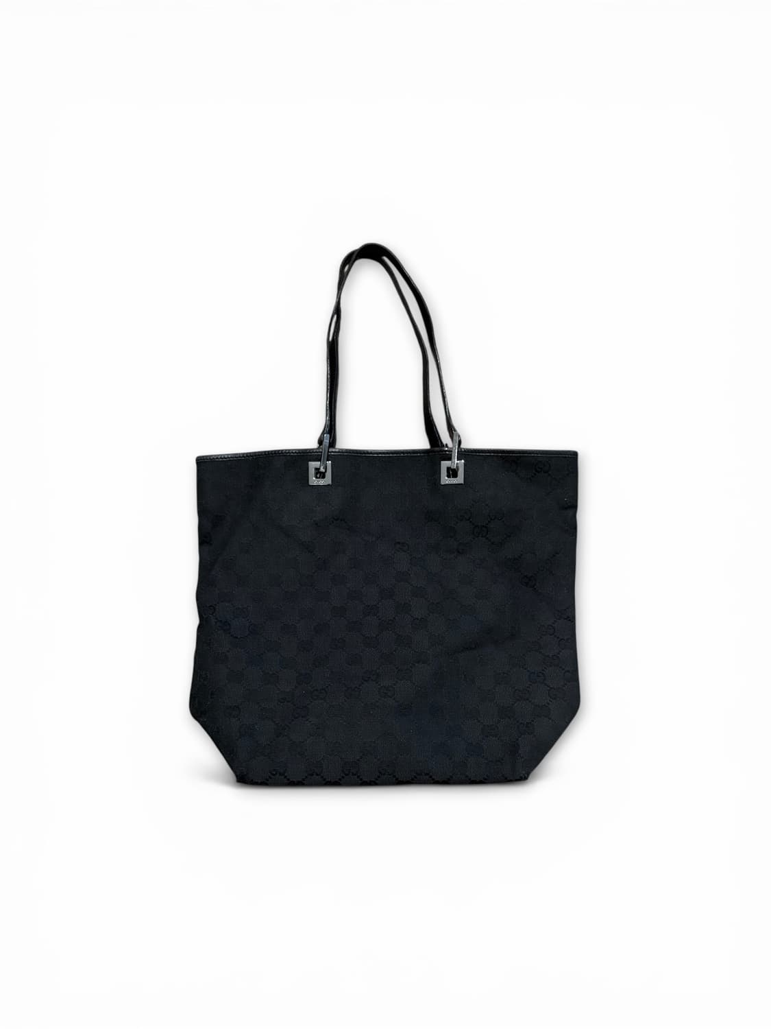 Gucci GG 모노그램 캔버스 블랙 토트백 상품이미지1