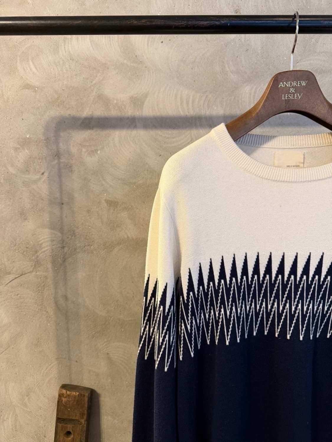 밴드오브아웃사이더즈 그래픽 니트 100 상품이미지2