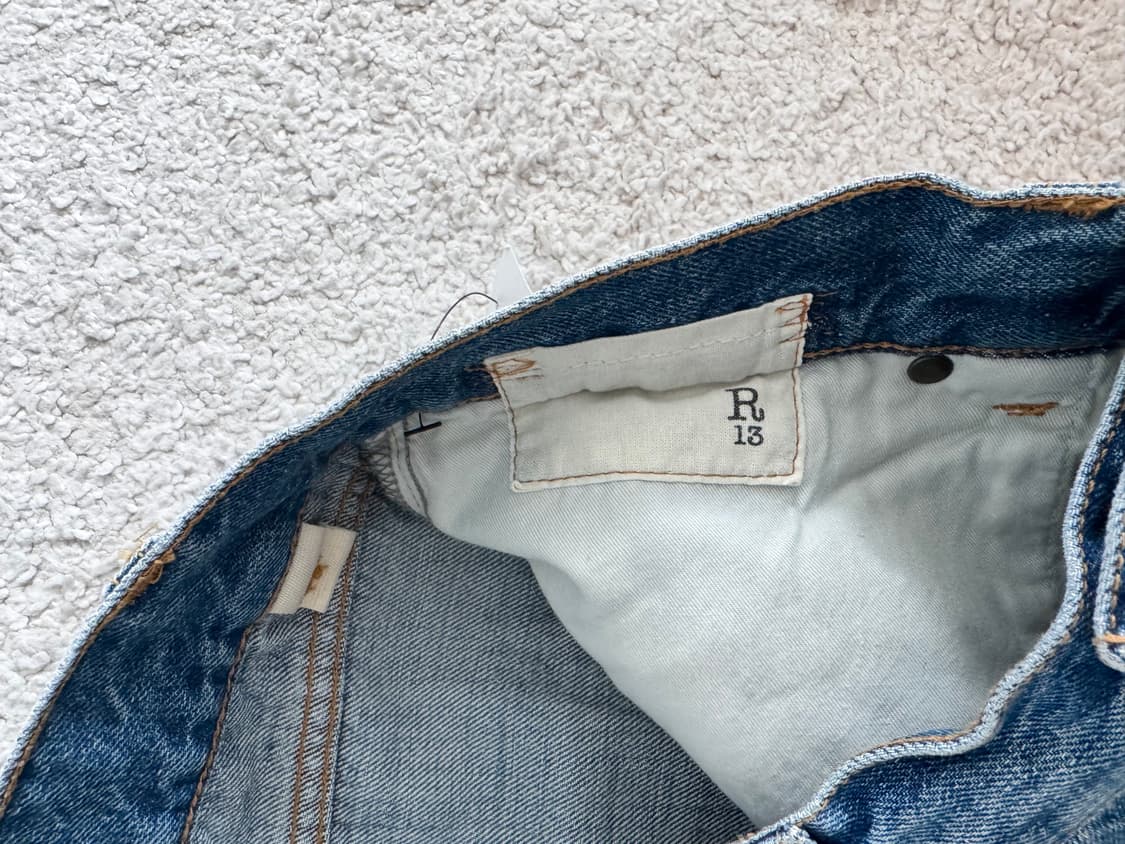 R13 Glen Articulated Knee Jeans 34(L) 상품이미지3