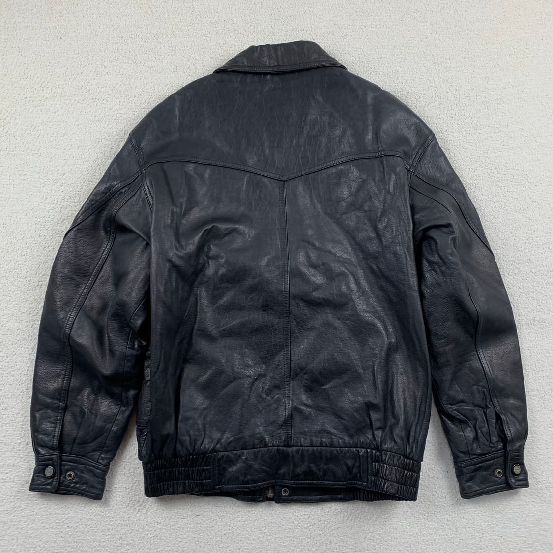 90s 티피코시 양가죽 봄버자켓 블랙  상품이미지2