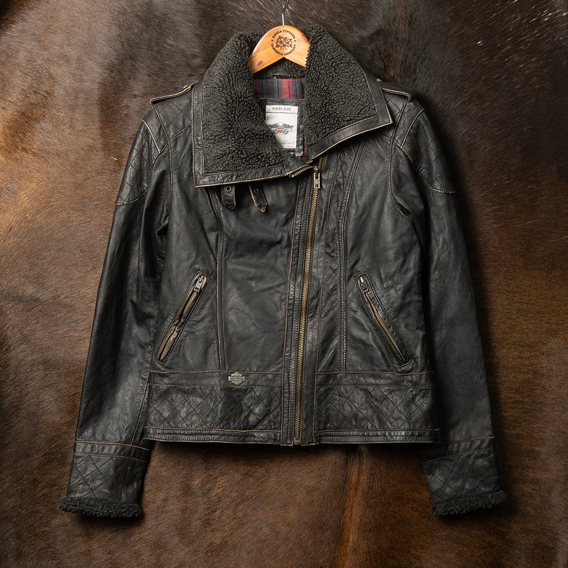 [44] 할리데이비슨 고트스킨 레더 라이더자켓 97125-13VW 상품이미지1