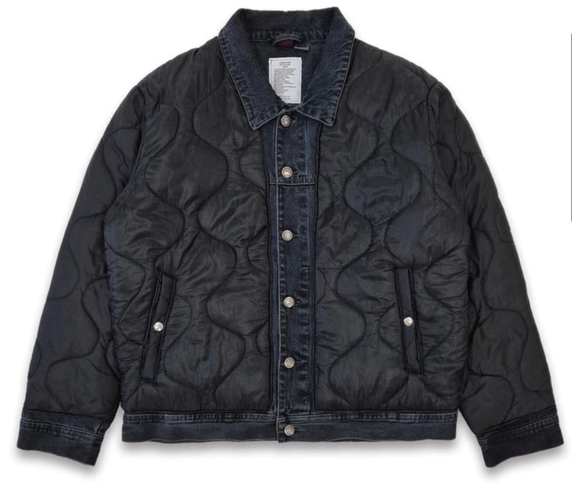 orleans re work quilted jacket black 상품이미지1
