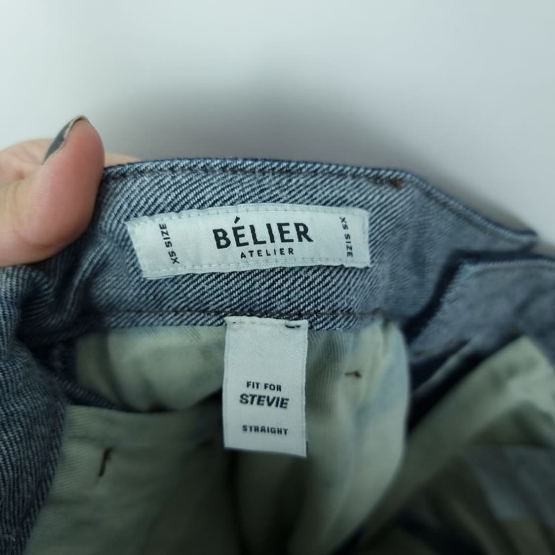 [BELIER] 벨리에 루즈 스트레이트 데님 팬츠 청바지 M16767 상품이미지7