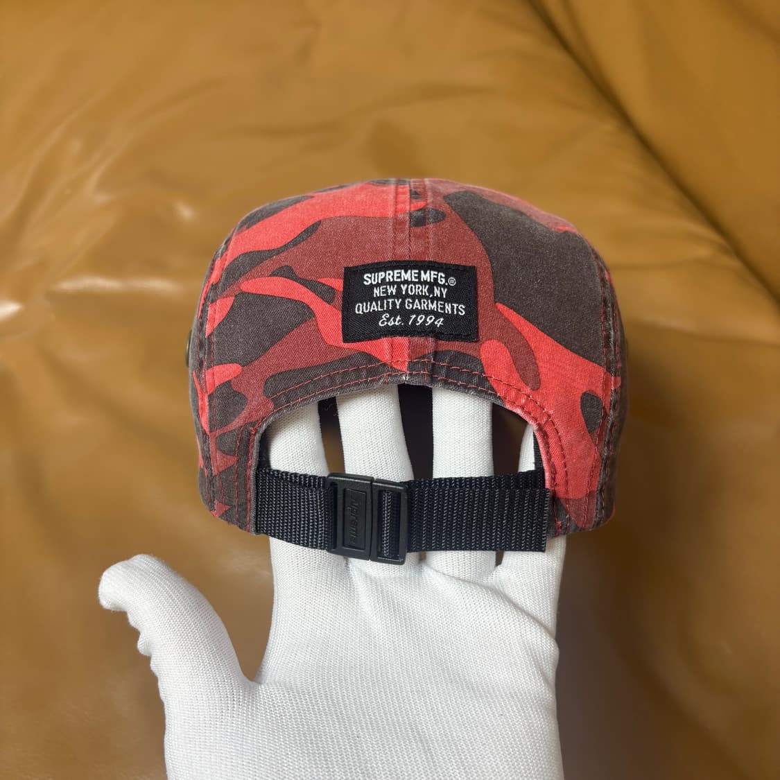 슈프림 캠프캡 모자 박스로고 23ss 밀리터리 카모 레드 상품이미지7