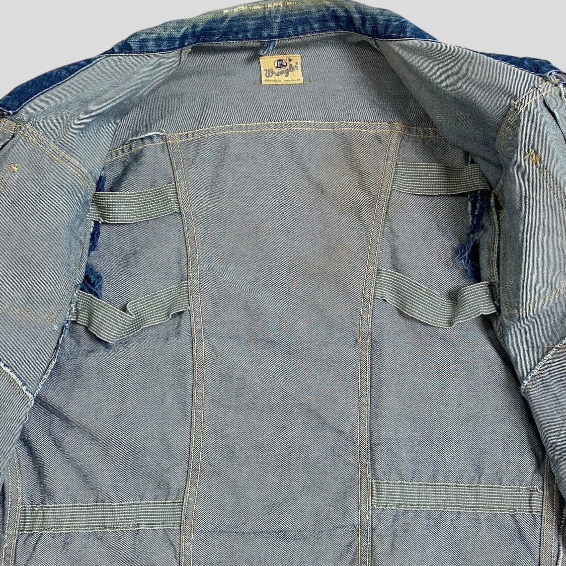 60s WRANGLER 랭글러 블루벨 24mjz 데님자켓 USA 상품이미지7