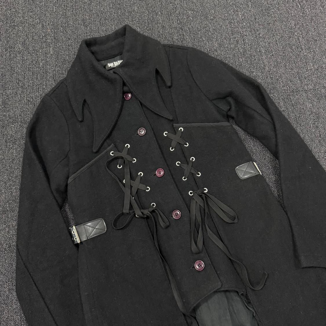 DARK REDROM H.naoto (H.jelly) 울 코트 상품이미지2