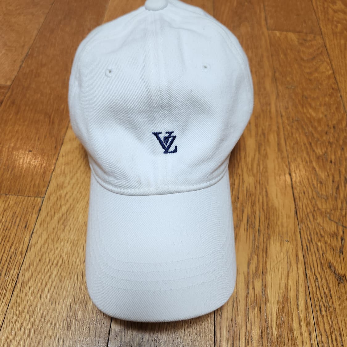 🧢 [VARZAR] 심플 로고 코튼 볼캡 (화이트) 상품이미지1