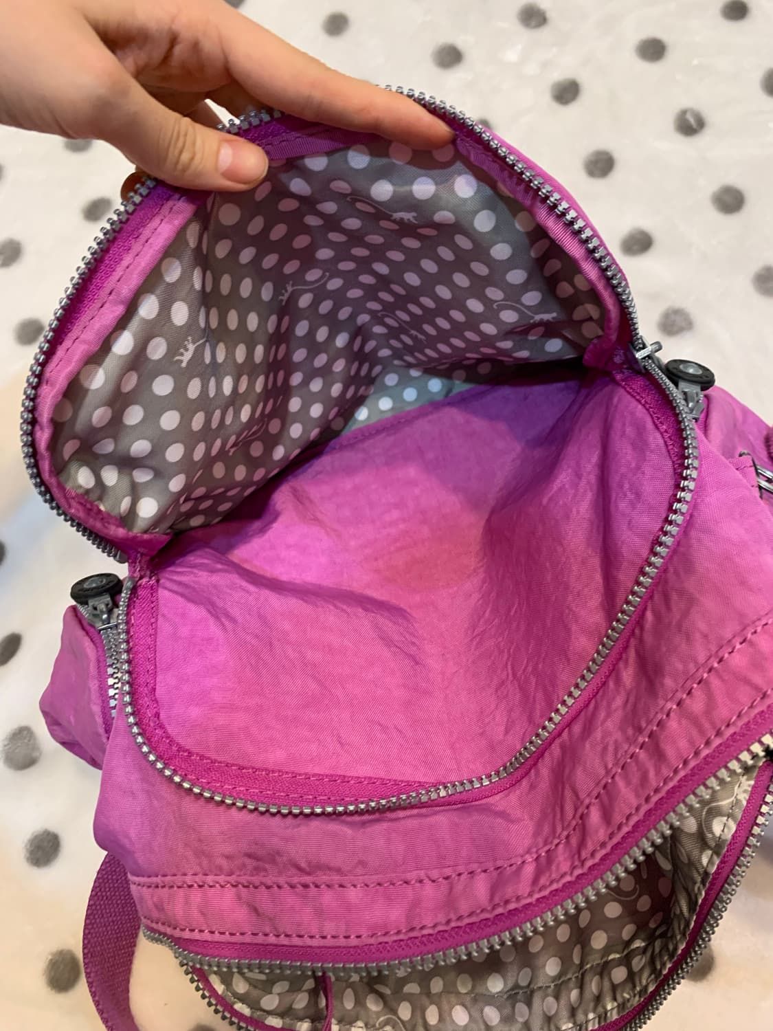 키플링 퍼플 크로스백 상품이미지2