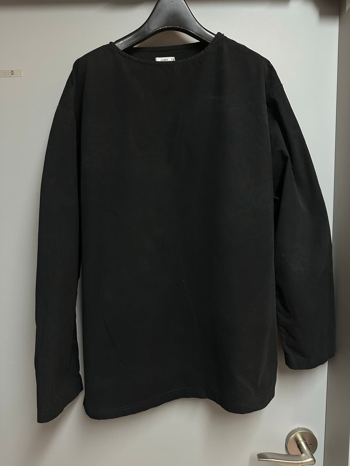 Maillot 마일럿 보트 셔츠 블랙 2사이즈 상품이미지1