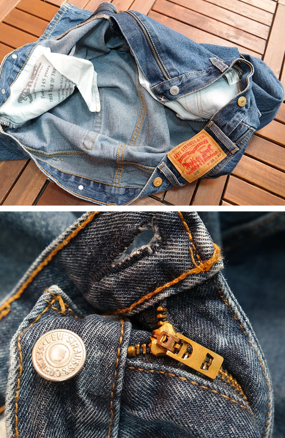 LEVIS 리바이스505  데님 38~39 서스팬더 상품이미지7