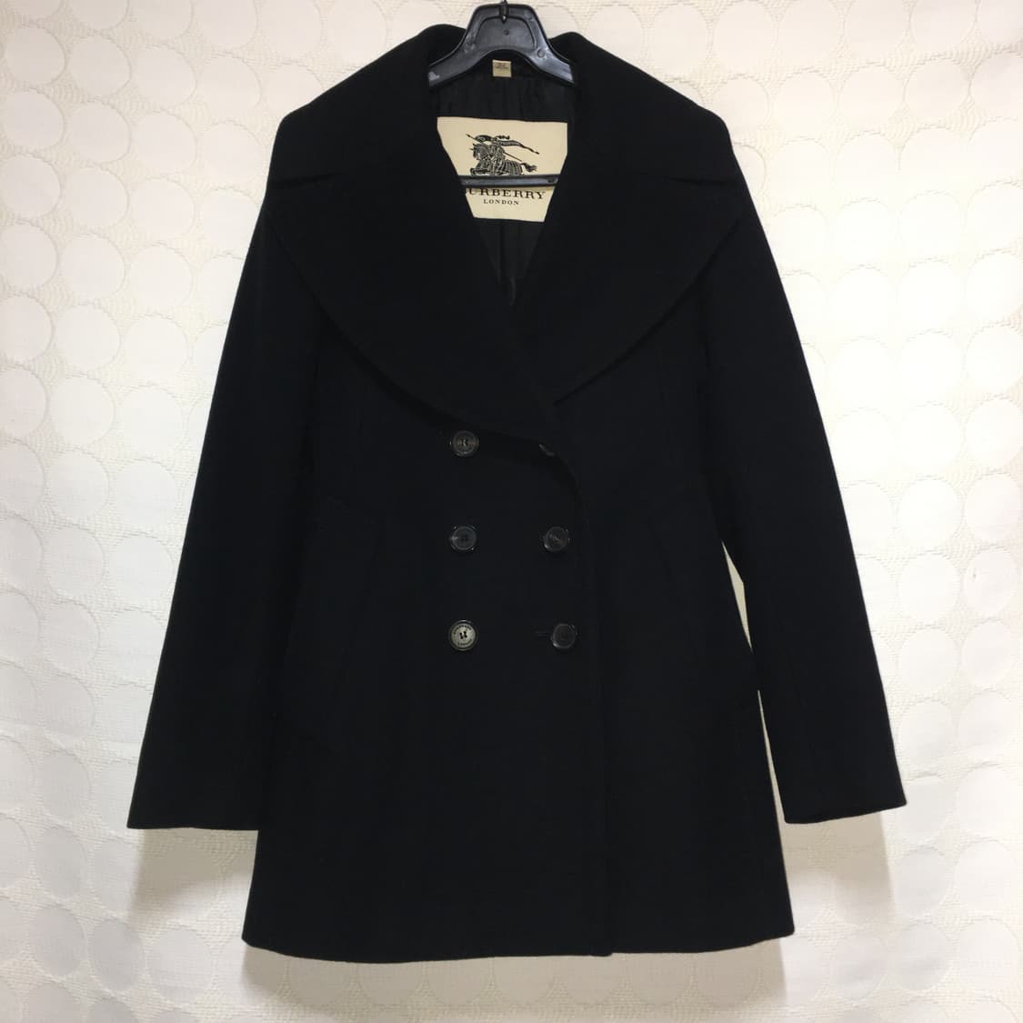 버버리 블랙 캐시미어 코트 상품이미지4