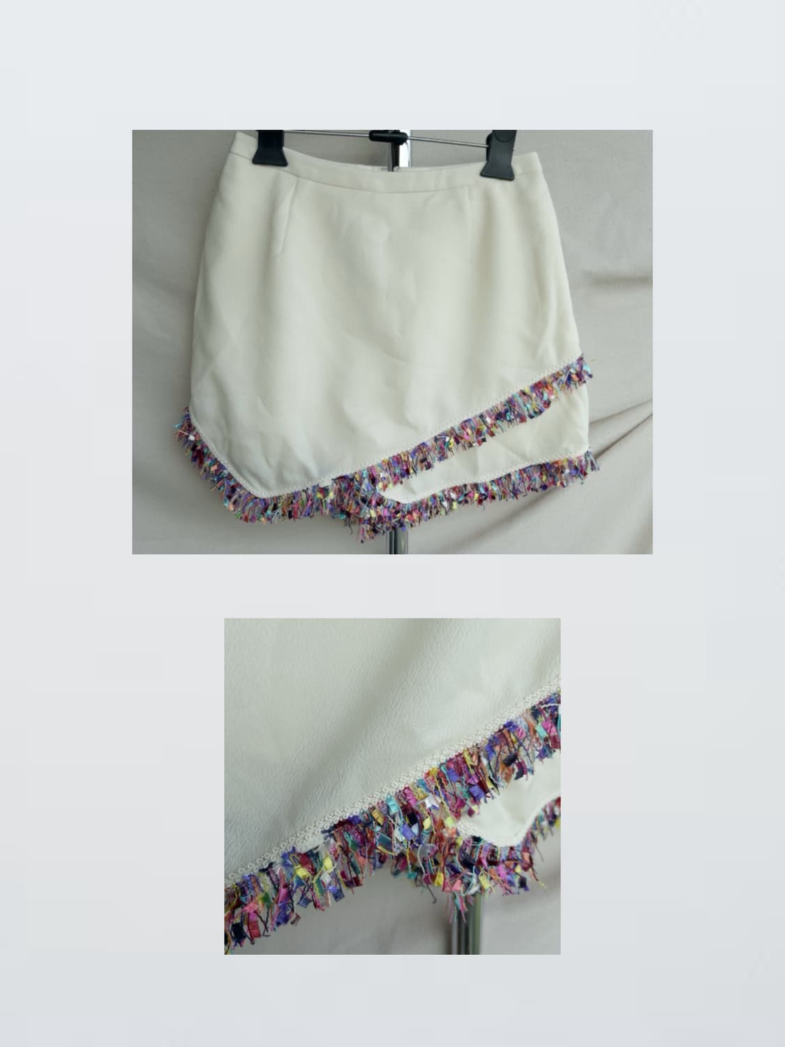 Ivory Fringe Skirt 아이보리 프린지 스커트 상품이미지4