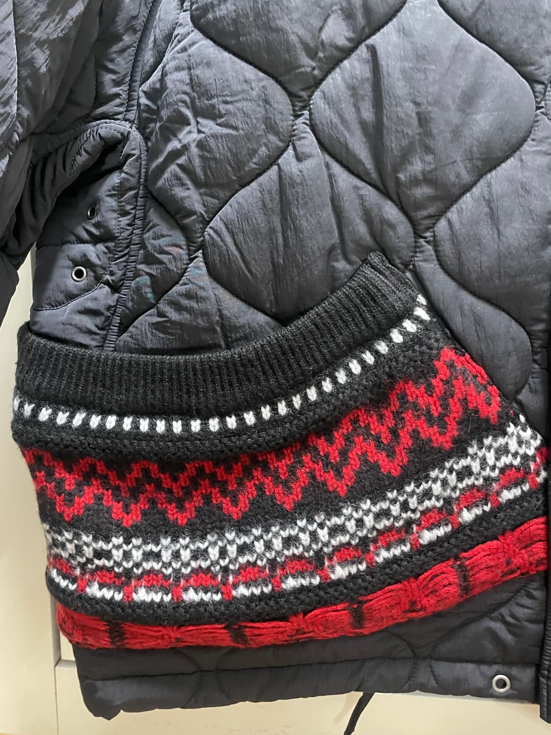 앤더슨벨 노르딕 니티드 포켓 퀼티드 점퍼 상품이미지5