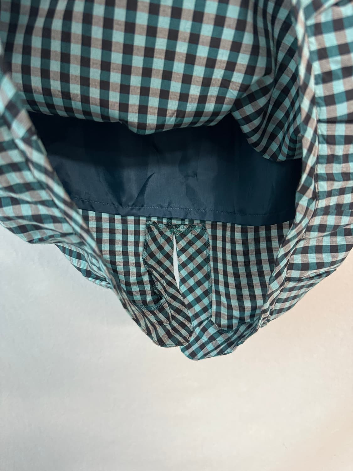 민트 브라운 체크 패턴 스커트 상품이미지9