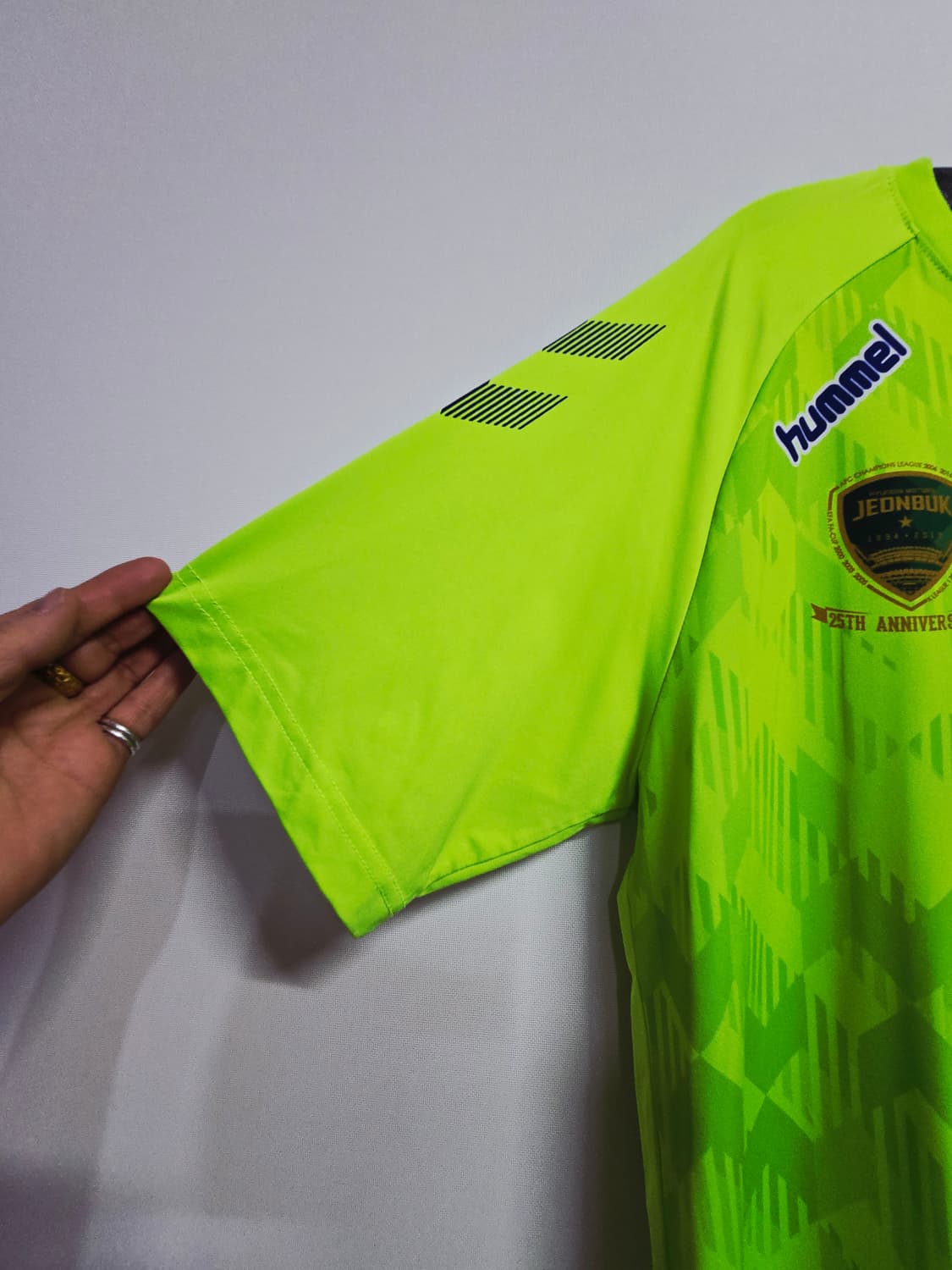 험멜 전북 현대 모터스 형광 반팔 유니폼 로페즈 상품이미지4