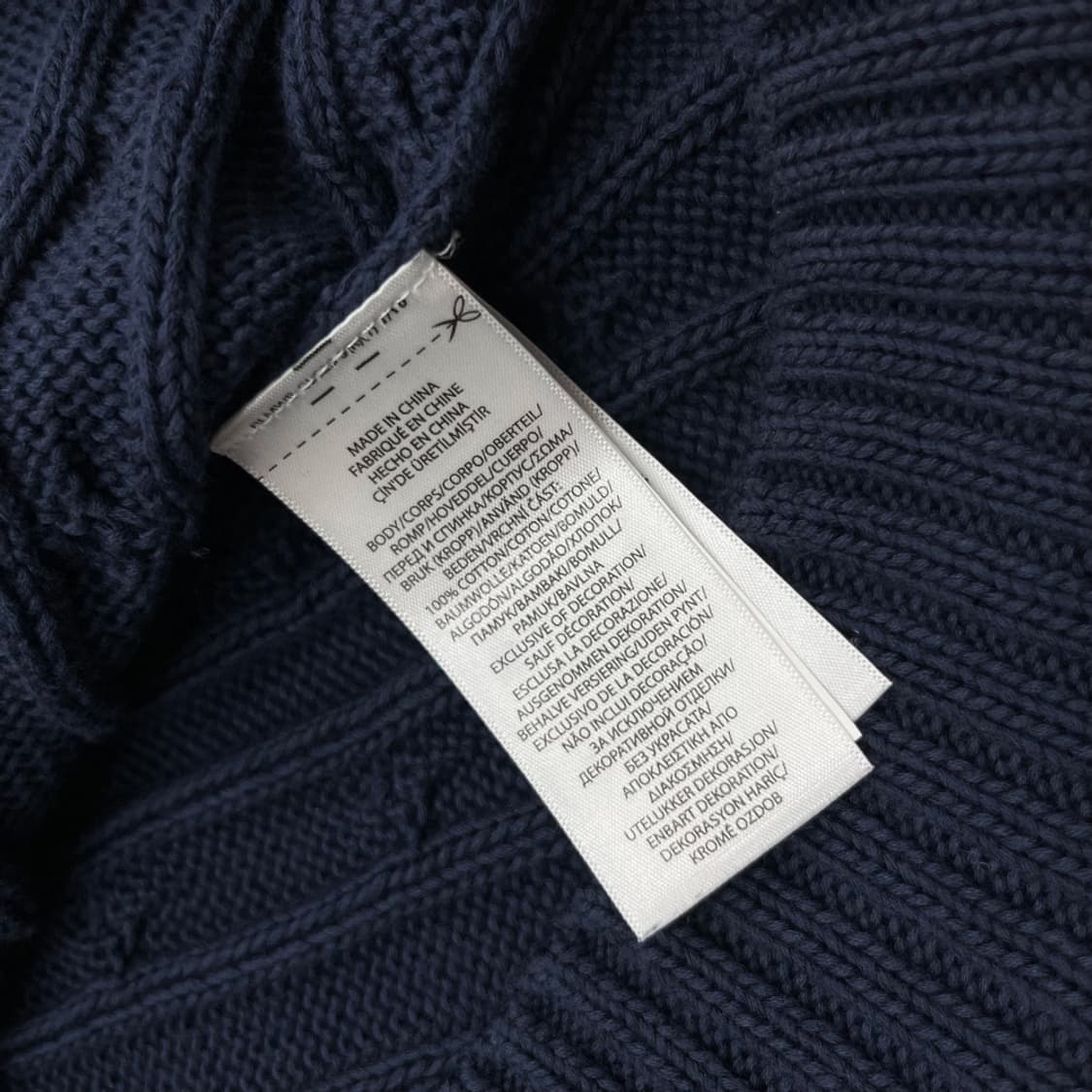 폴로 랄프로렌 레드포니 네이비 꽈배기 니트 L 상품이미지5