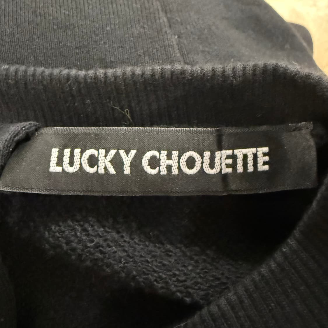 [정품/36] LUCKY CHOUETTE 검정색 치마 원피스 b12 상품이미지5