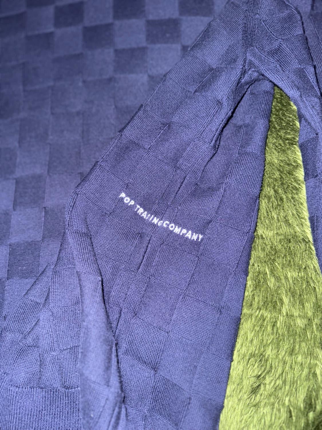 [XL] POP TRADING 팝 트레이딩 컴퍼니 21AW 패널 니트 상품이미지5