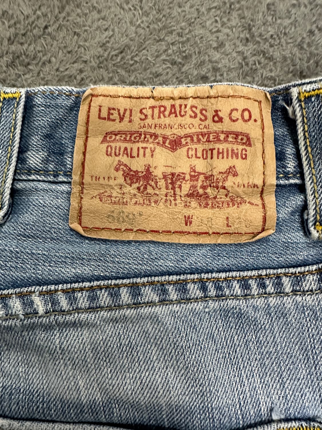 00s Levi's 569 데님팬츠 38x30 상품이미지5