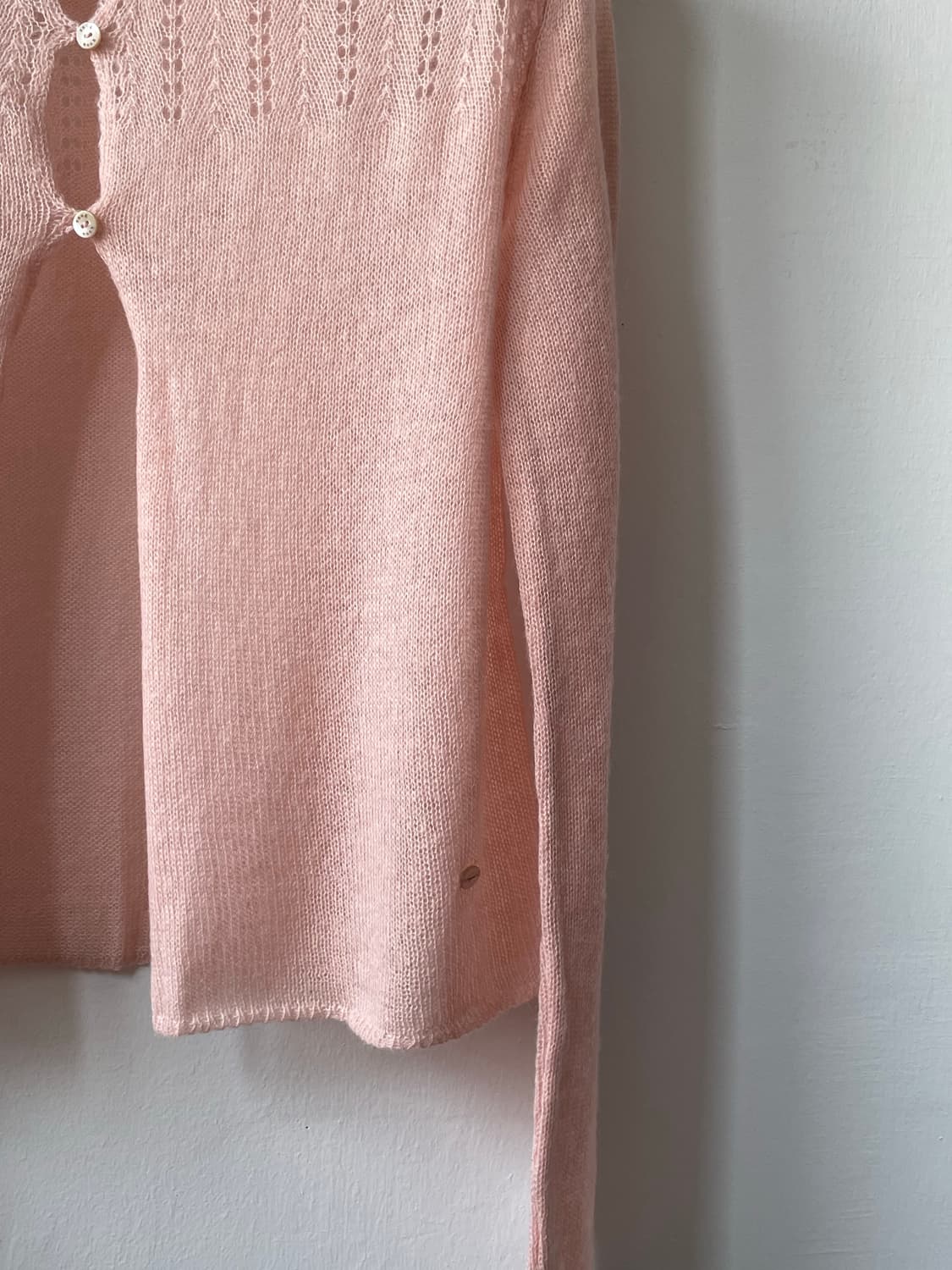 스너그눅 mellow cardigan 핑크 새상품 상품이미지6