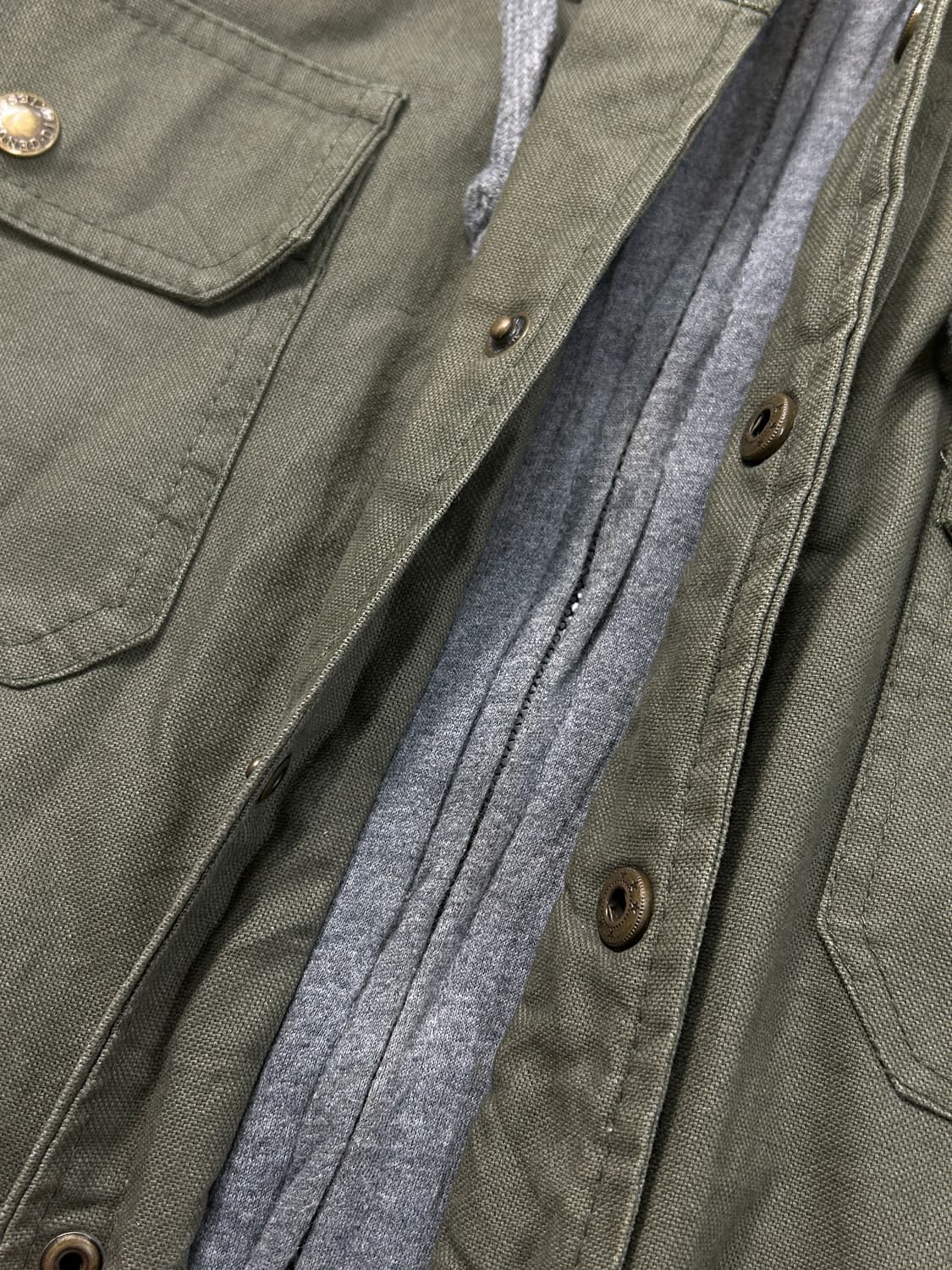 디키즈 투포켓 카키 레이어드 워크자켓 L   상품이미지6