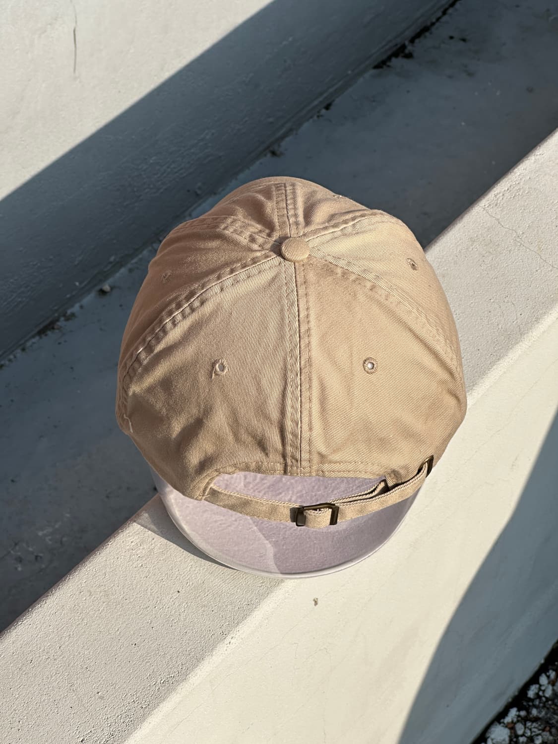 [F] 빈티지 베이지 볼캡 모자 상품이미지4