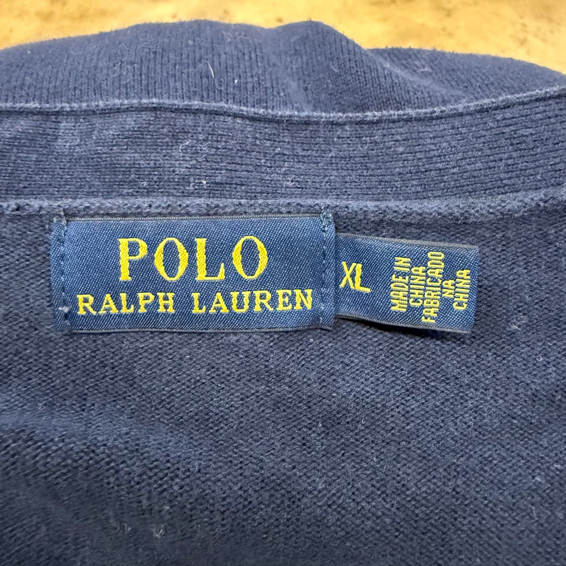 폴로 랄프로렌 네이비 브이넥 니트 가디건 상품이미지5