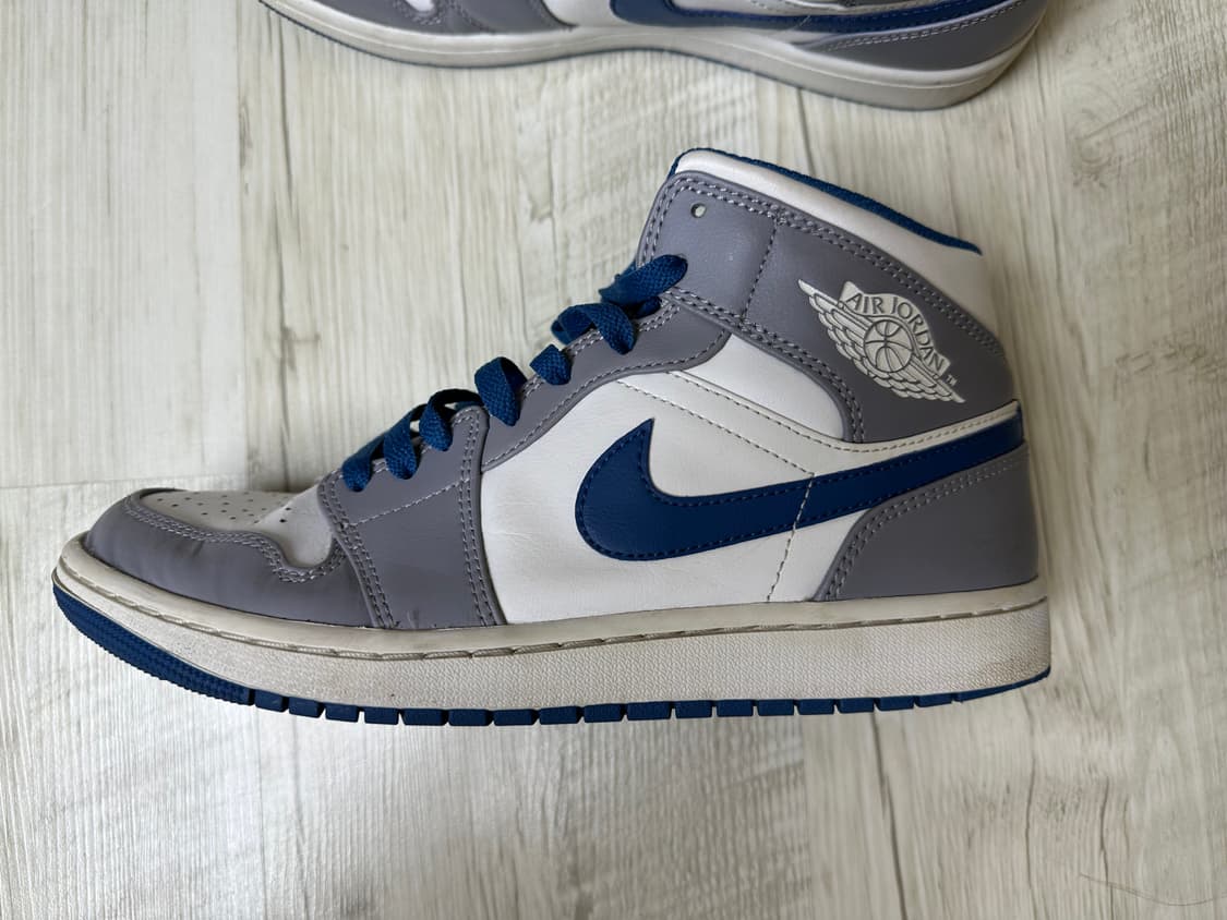 조던 1 미드 시멘트 그레이 트루 블루 상품이미지8