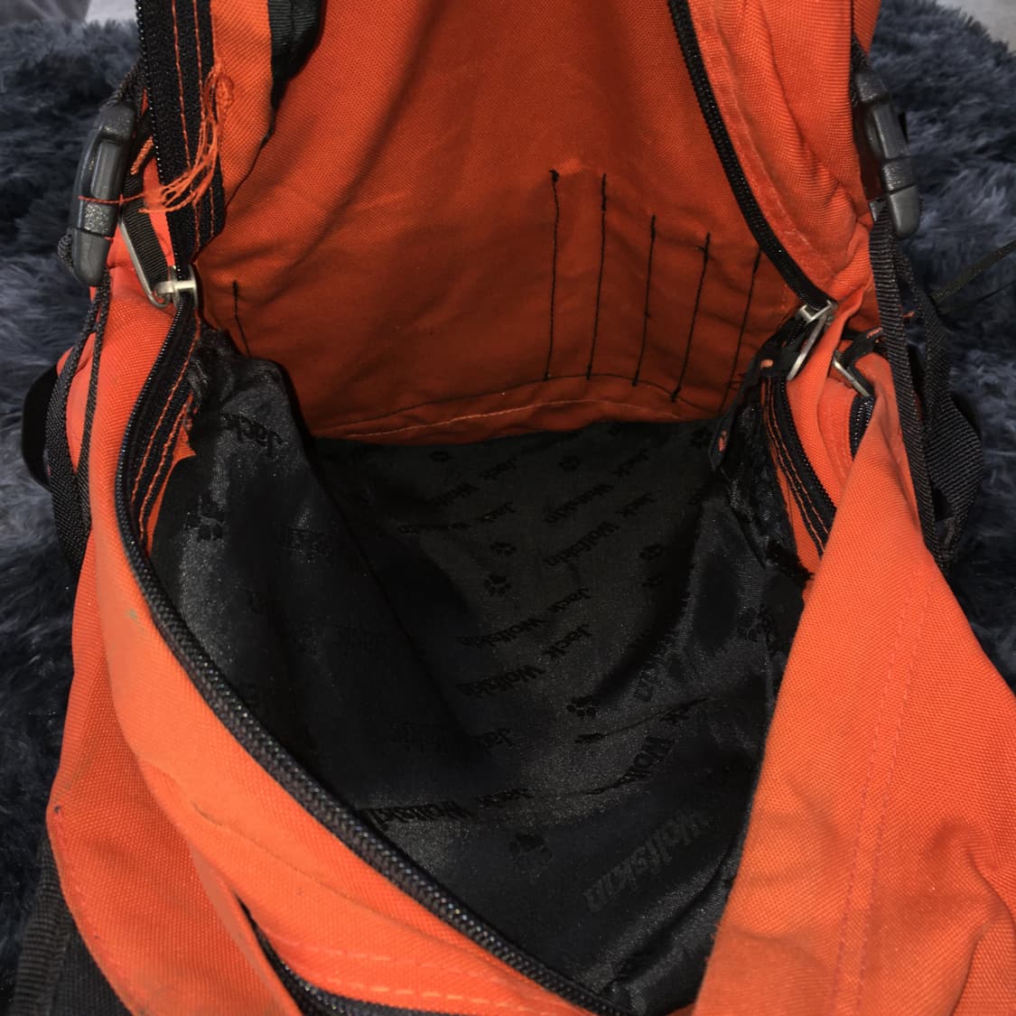 투티/0381 JACK WOLFSKIN BERKELEY 백팩 가방 오렌지 상품이미지7