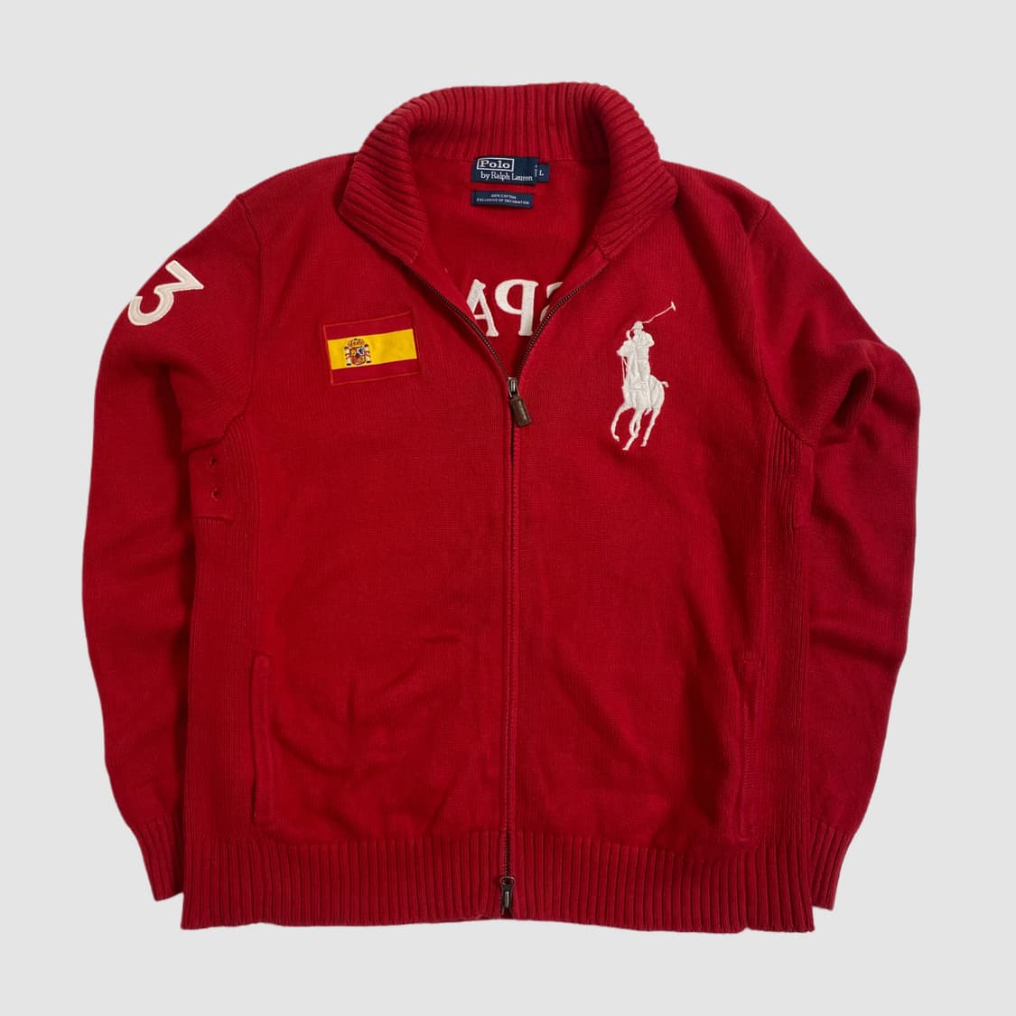 폴로 빅포니 에스파냐 니트집업 상품이미지2