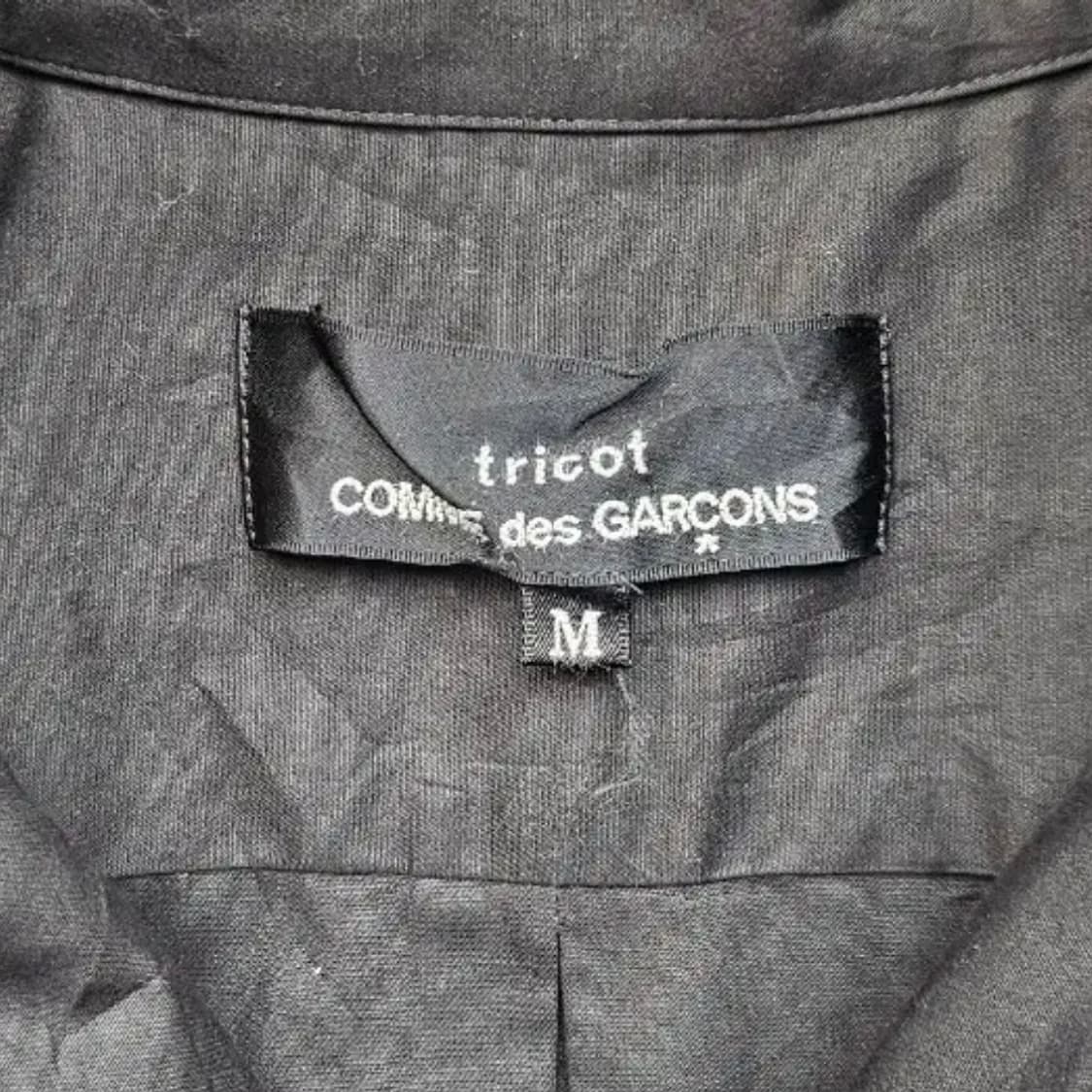 꼼데가르송 트리콧 블랙 셔츠 상품이미지4