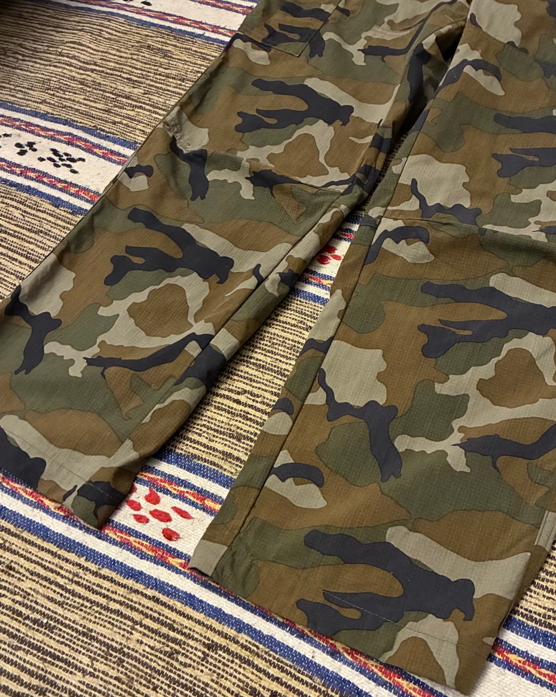 (30~34)컬럼비아 나일론 립스탑 카모 밀리터리 밴딩 카고팬츠 상품이미지6