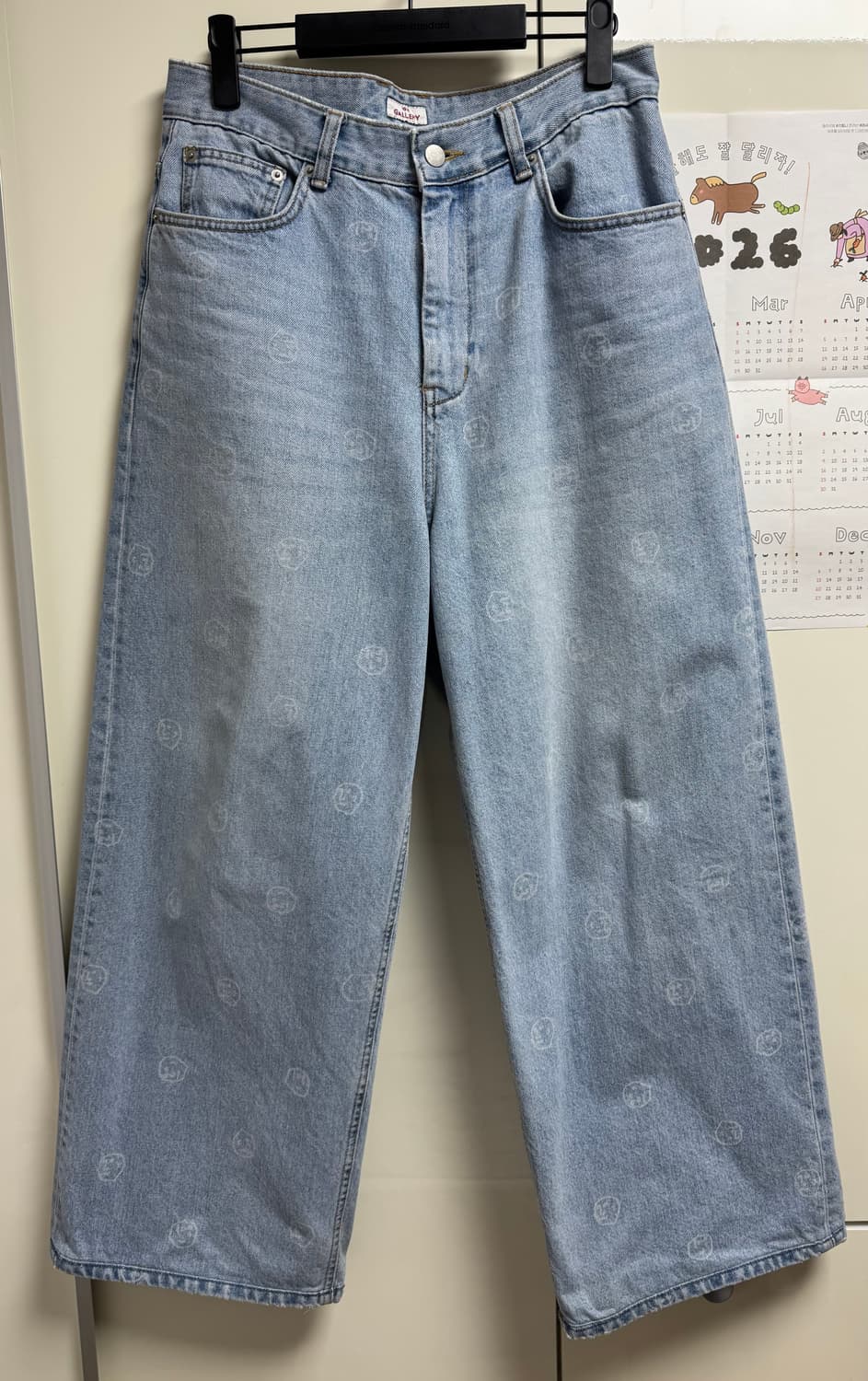 1011갤러리 프린팅 데님 2사이즈 상품이미지2