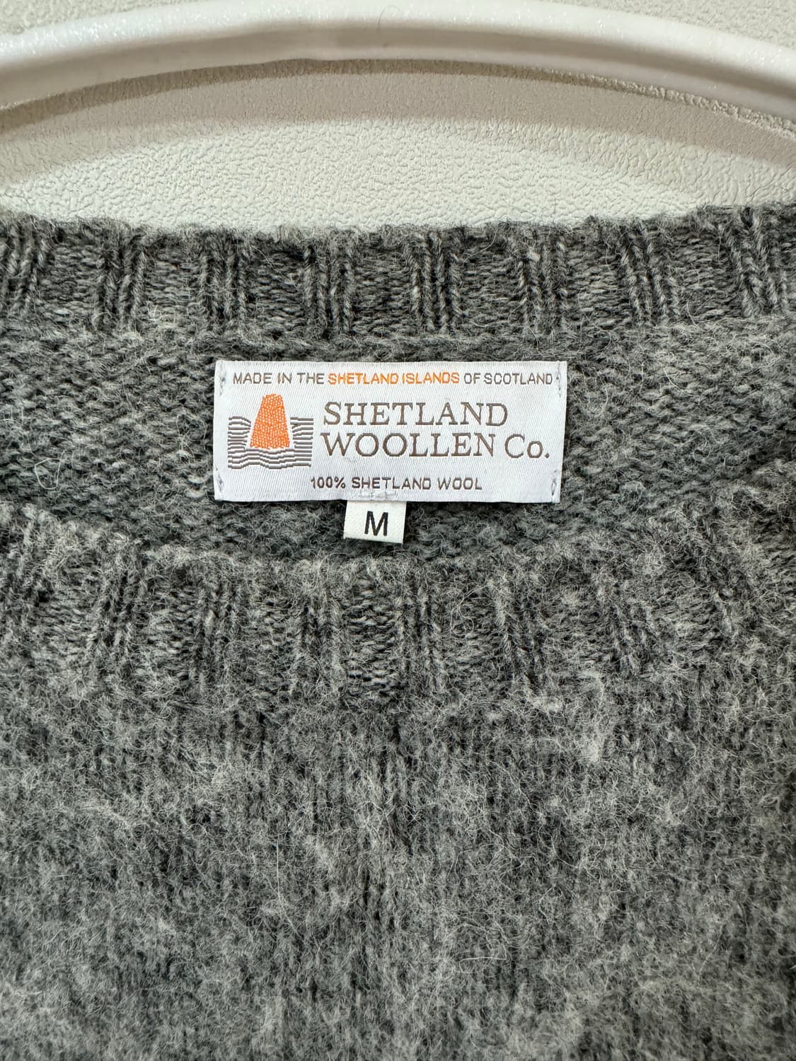 셔틀랜드 울른 쉐기독 그레이 M 상품이미지2