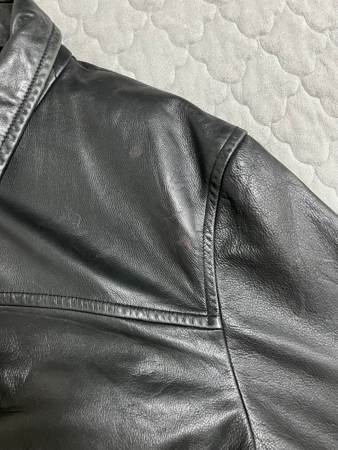 [GAP] old gap 올드갭 레더 카코트 블랙 XL 상품이미지4