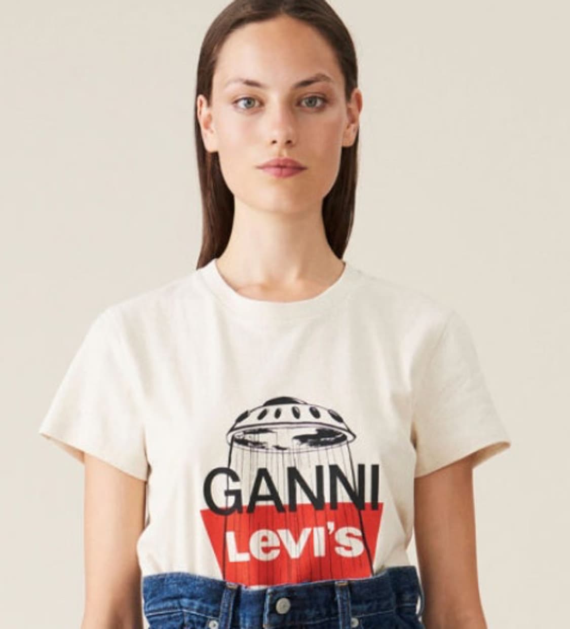 김나영님 착용*GANNIXLEVIS 가니X리바이스 콜라보 티셔츠 상품이미지6