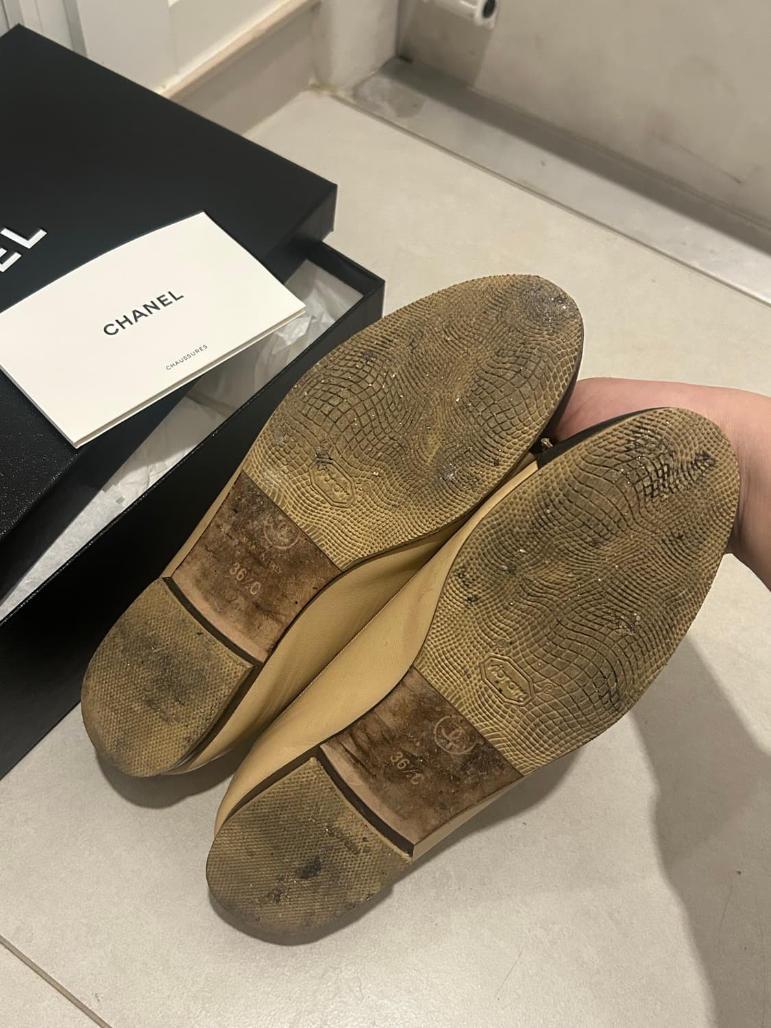 샤넬 발레리나플랫 235-240 상품이미지5