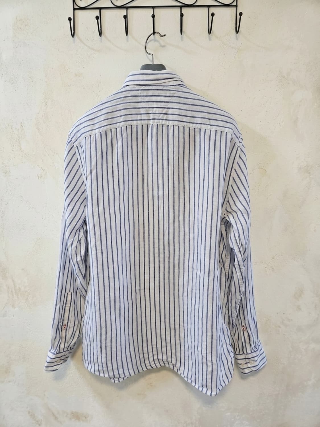 타미힐피거 린넨 스트라이프 셔츠 L 상품이미지2