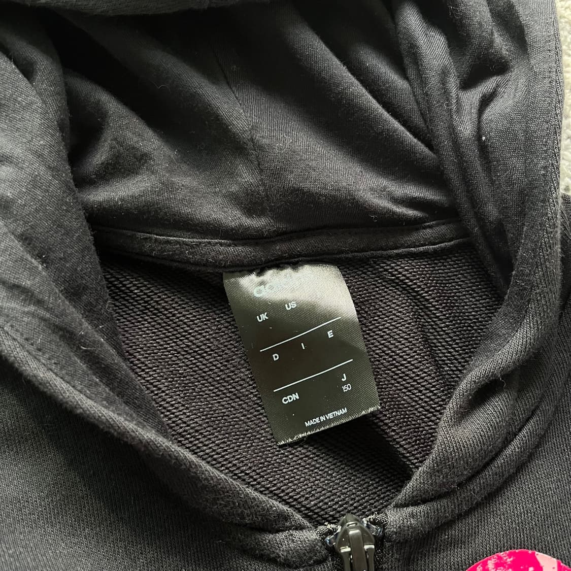 Adidas . 아디다스 재팬 블랙핑크 후드집업 상품이미지5