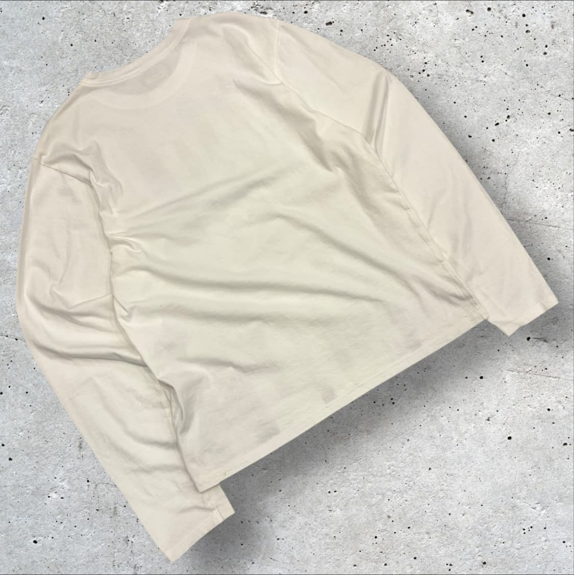 [4] 캐피탈 벨트 프린팅 긴팔 롱슬리브 티셔츠 화이트 C537 상품이미지2