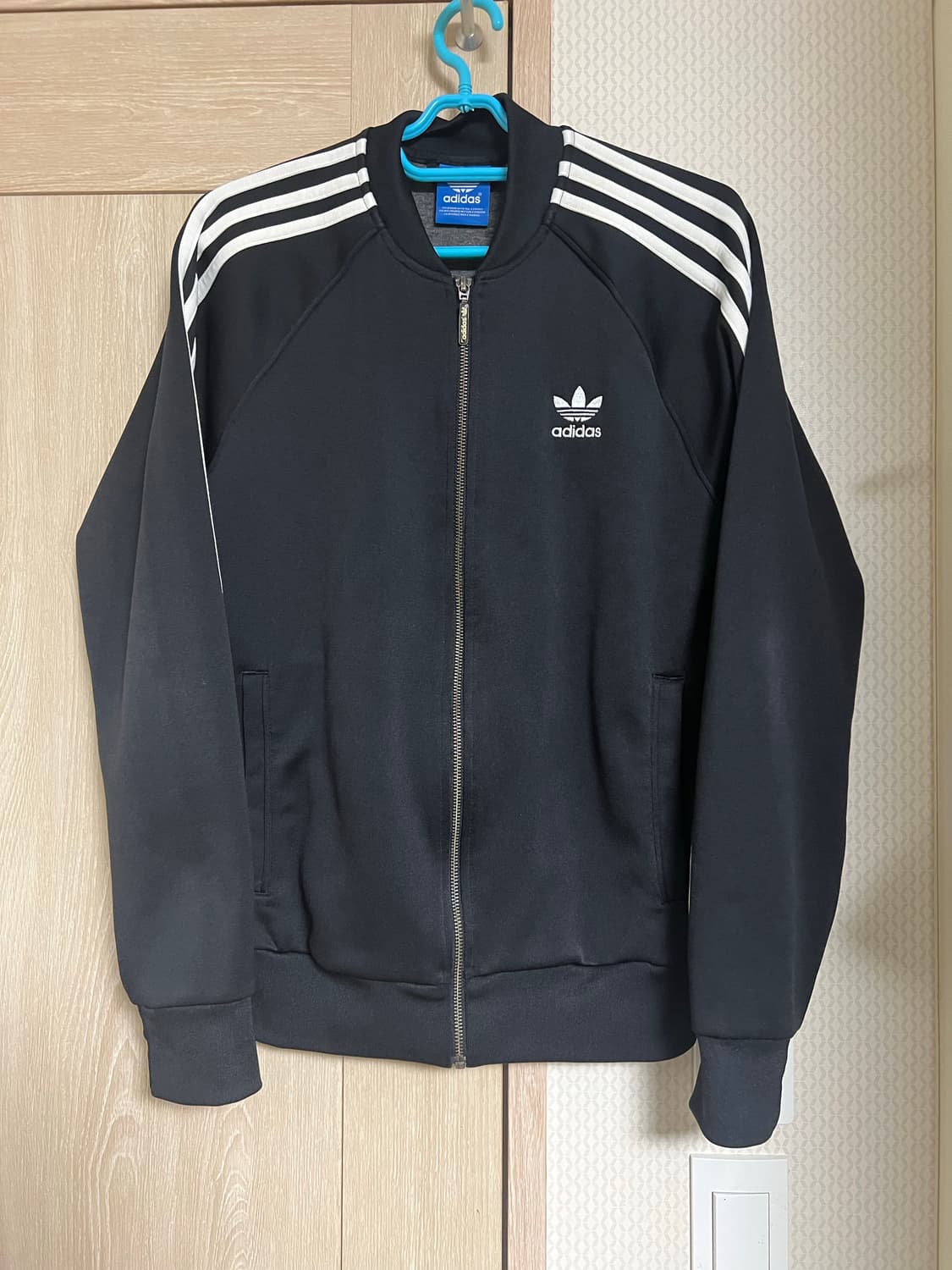 아디다스 슈퍼스타 져지 트랙탑 블랙 상품이미지1