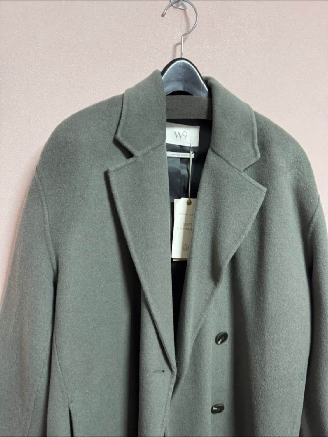 [W9] 캐시미어 핸드메이드 더블코트 상품이미지2
