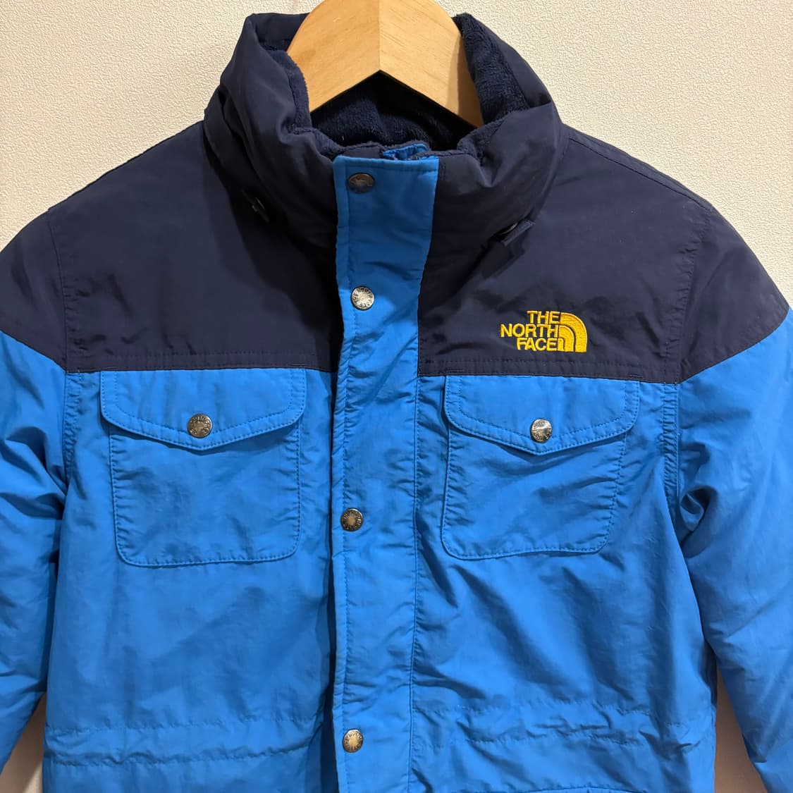 노스페이스 블루/네이비 패딩 자켓 140 상품이미지2