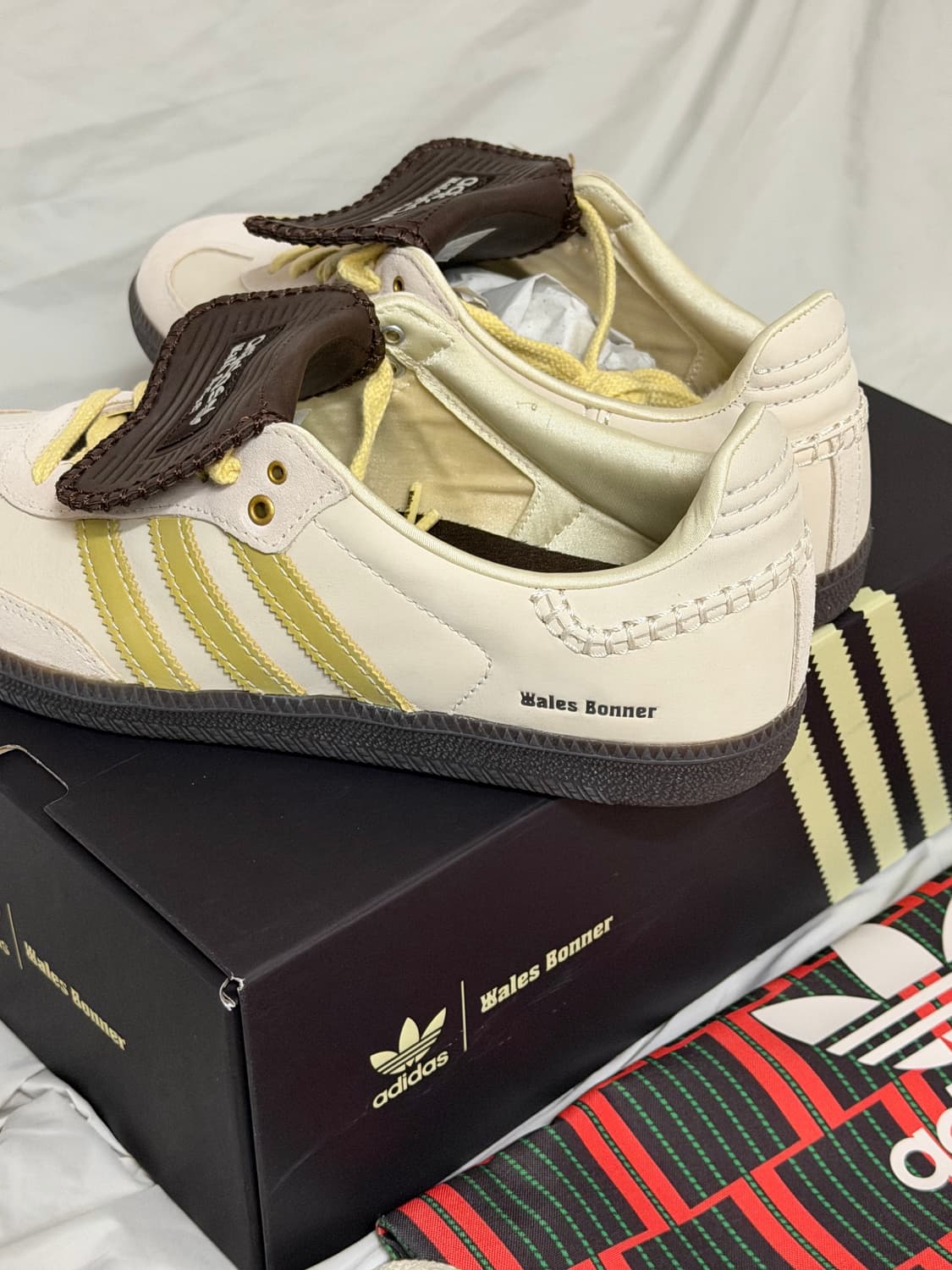 아디다스 x 웨일스 보너 삼바 브라운 에크루 틴트 상품이미지4